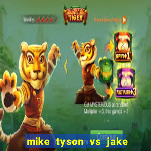 mike tyson vs jake paul assistir online